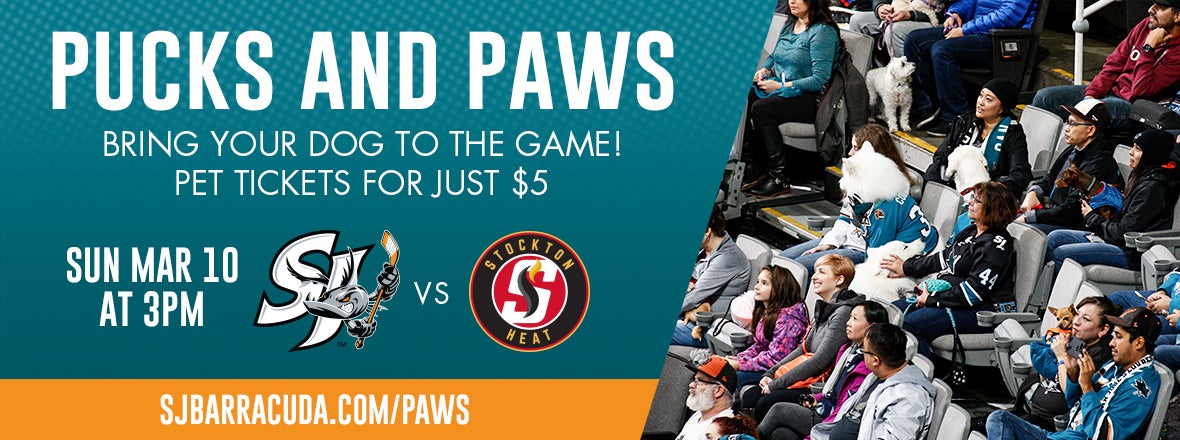 PUCKS AND PAWS DAY SET FOR MARCH 10