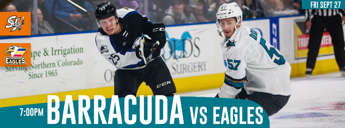 LISTEN LIVE: BARRACUDA VS EAGLES