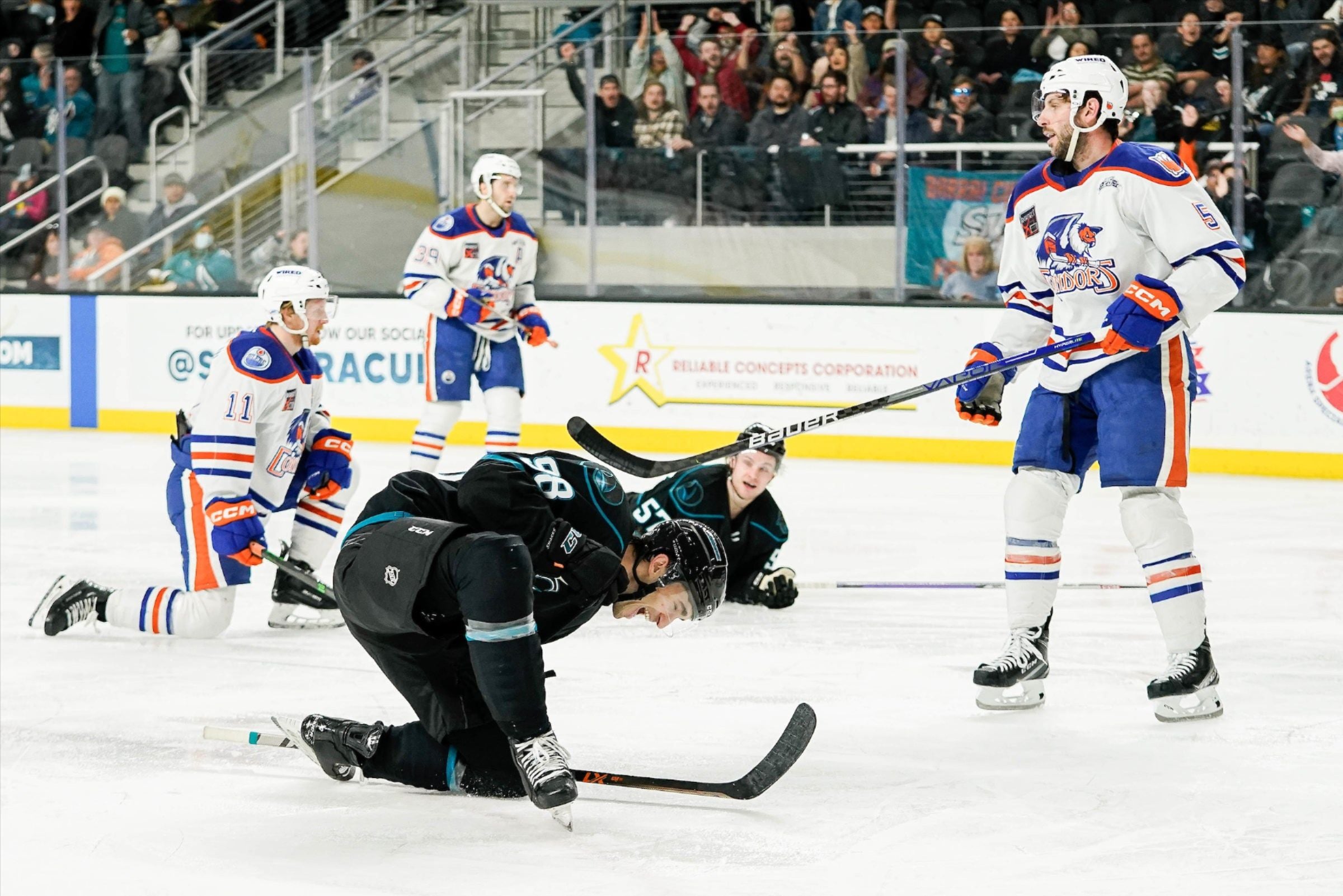 BARRACUDA CRACK CONDORS, 5-1 San Jose Barracuda