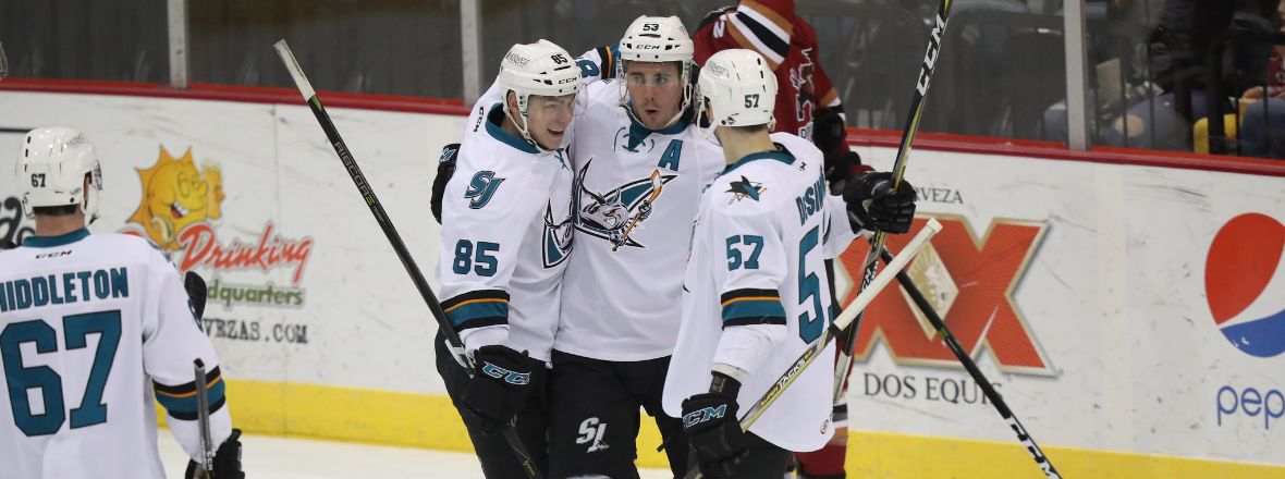 BARRACUDA FINISH ROAD TRIP WITH 4-3 OT WIN AT TUCSON