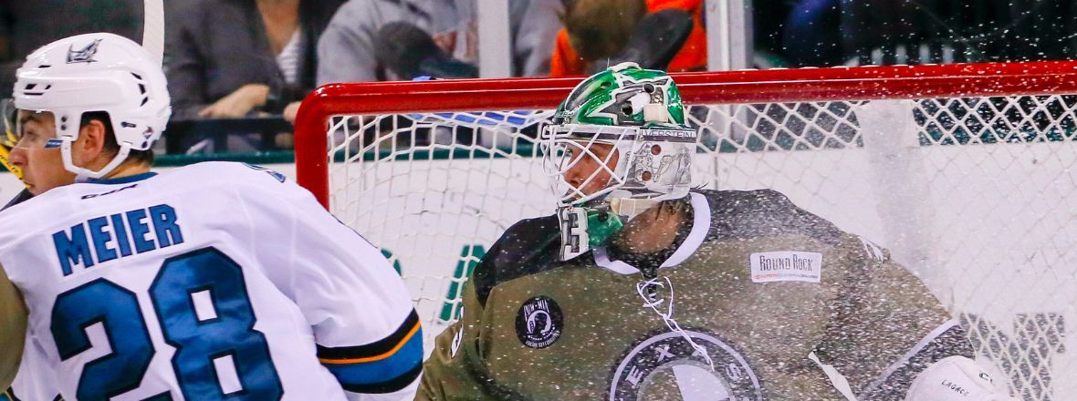 Meier gets the game winner on his first pro goal