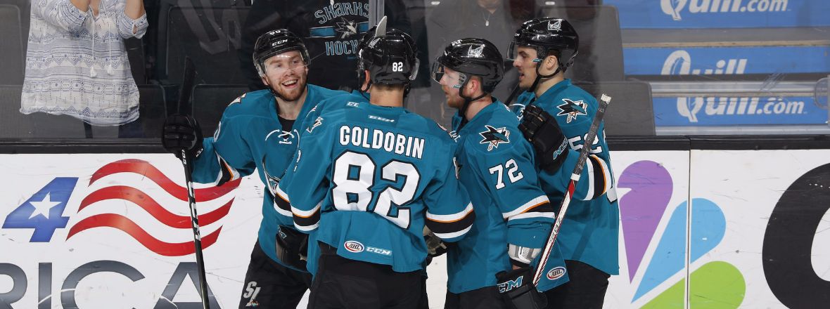 SHARKS REASSIGN FOUR PLAYERS TO THE BARRACUDA