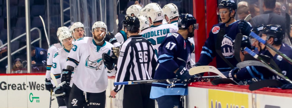 BARRACUDA TRAMPLE MOOSE WITH 3 POWER-PLAY GOALS