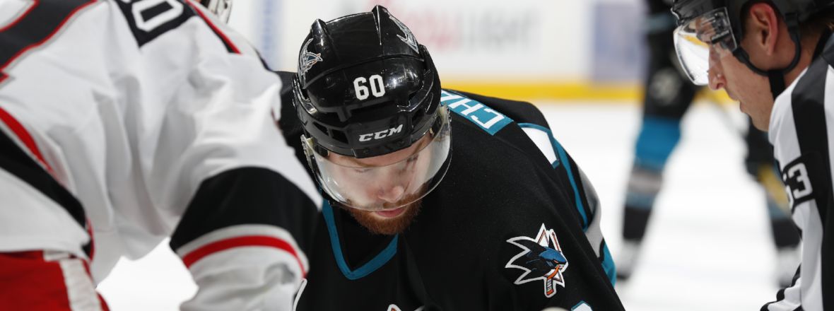 CHARTIER IS MR. RELIABLE FOR SAN JOSE