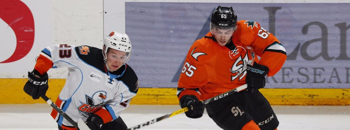 BARRACUDA STUN GULLS, WIN 4-3 IN OVERTIME