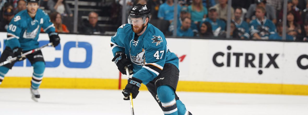 SHARKS RECALL DEFENSEMAN JOAKIM RYAN FROM BARRACUDA