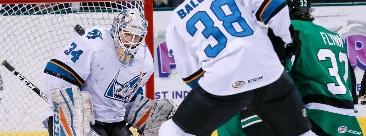 BARRACUDA EARN POINT IN 3-2 OVERTIME LOSS AT TEXAS