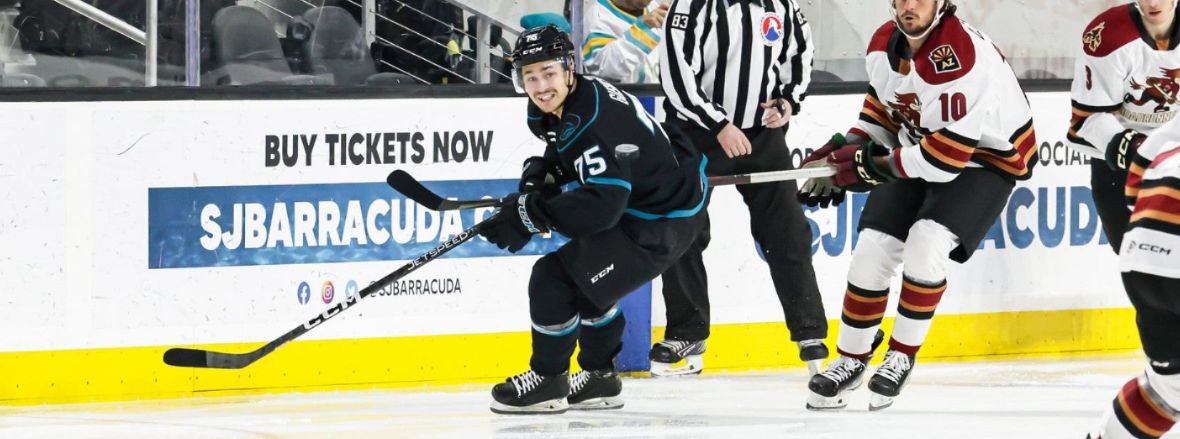 BARRACUDA RACE PAST ROADRUNNERS 4-3 IN OT