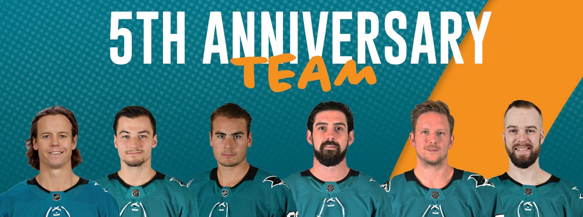 SAN JOSE BARRACUDA REVEAL 5TH ANNIVERSARY TEAM