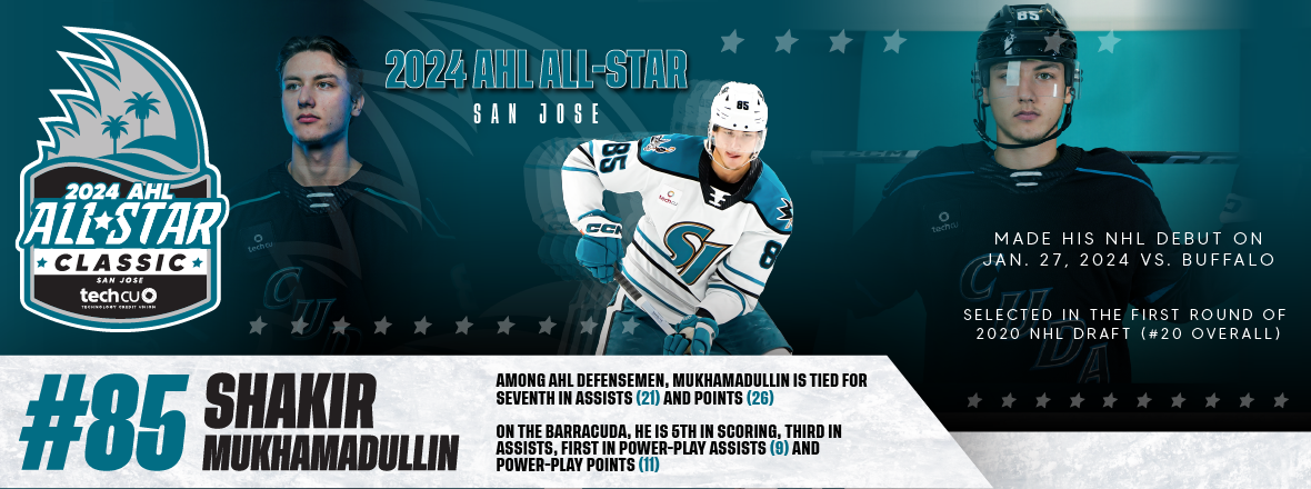 SHAKIR MUKHAMADULLIN ADDED TO AHL ALL-STAR ROSTER