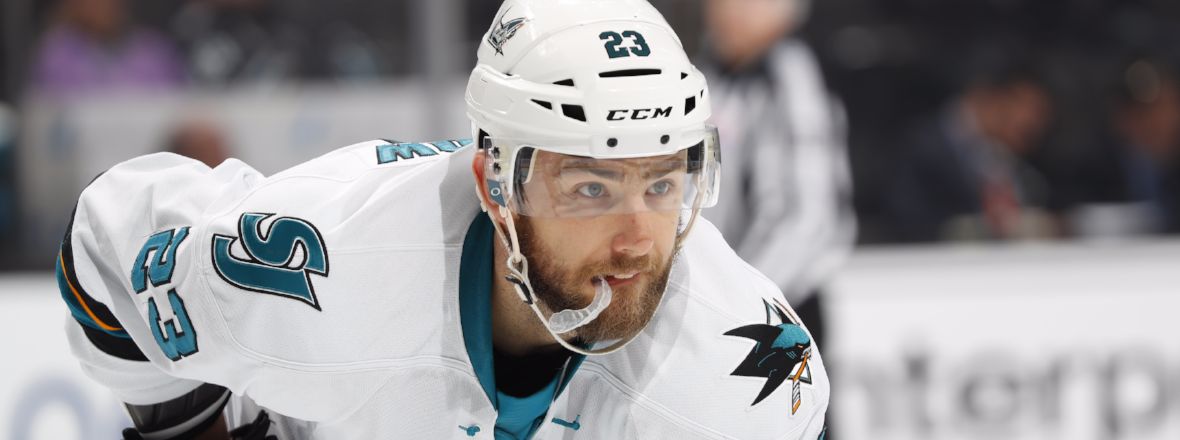 SHARKS RE-SIGN FORWARD BARCLAY GOODROW