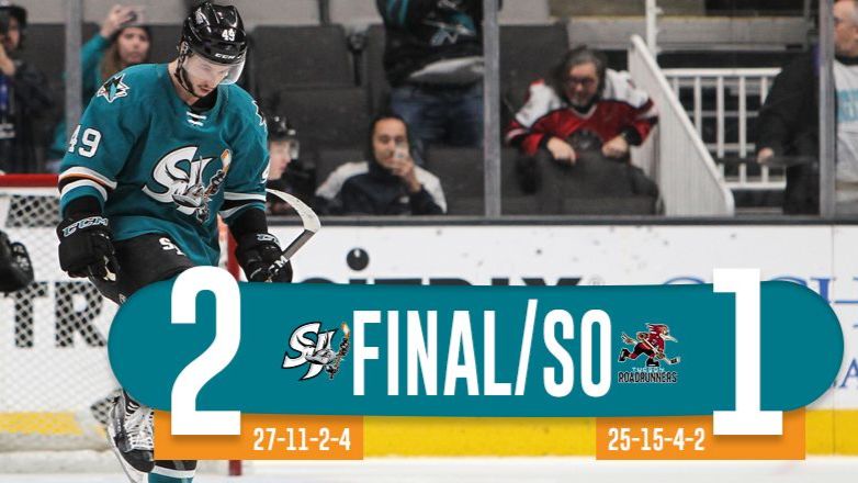 BARRACUDA SNAP SKID WITH 2-1 SHOOTOUT WIN