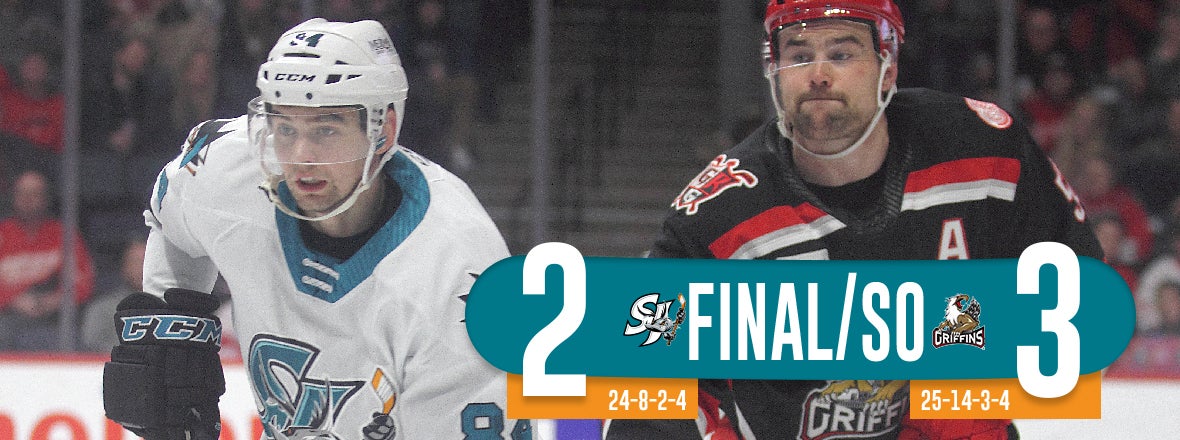 BARRACUDA EARN POINT IN 3-2 SHOOTOUT LOSS AT GR