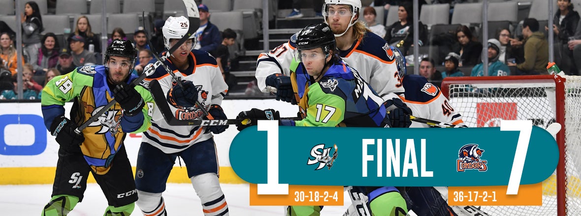 BARRACUDA STUMBLE AT HOME, FALL 7-1 TO BAKERSFIELD