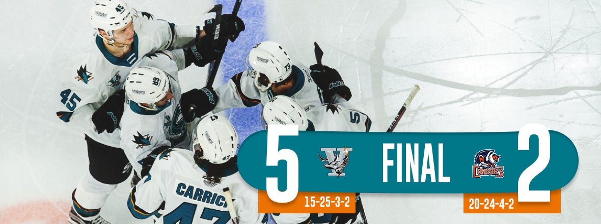 BARRACUDA SNAP SKID WITH 5-2 WIN AT CONDORS