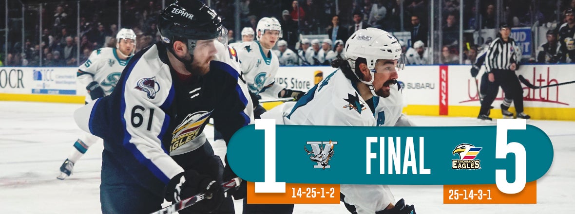 BARRACUDA FALL TO EAGLES IN HEATED AFFAIR, 5-1