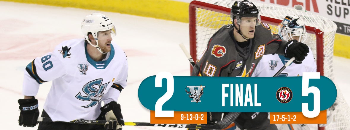 BARRACUDA PUT 49 SHOTS ON NET BUT FALL 5-2 AT HEAT