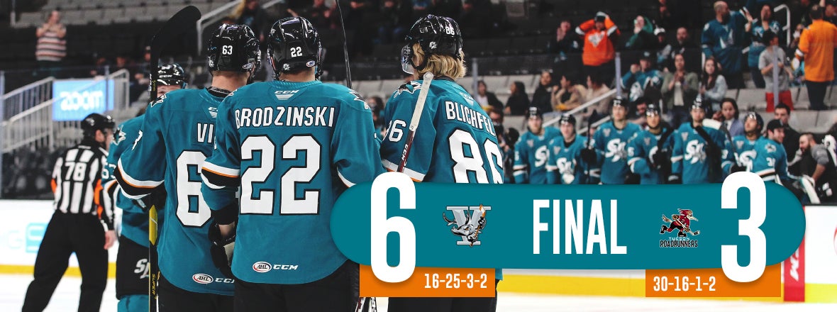 BARRACUDA WIN SECOND-STRAIGHT, DOWN TUCSON 6-3