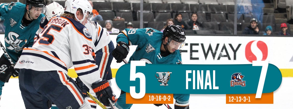 BARRACUDA COMEBACK ATTEMPT FALLS SHORT, BESTED 7-5 BY CONDORS