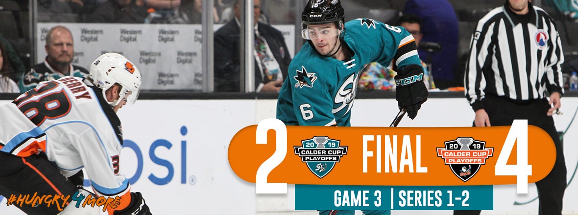 GULLS HOLD OFF BARRACUDA 4-2, TAKE 2-1 SERIES LEAD