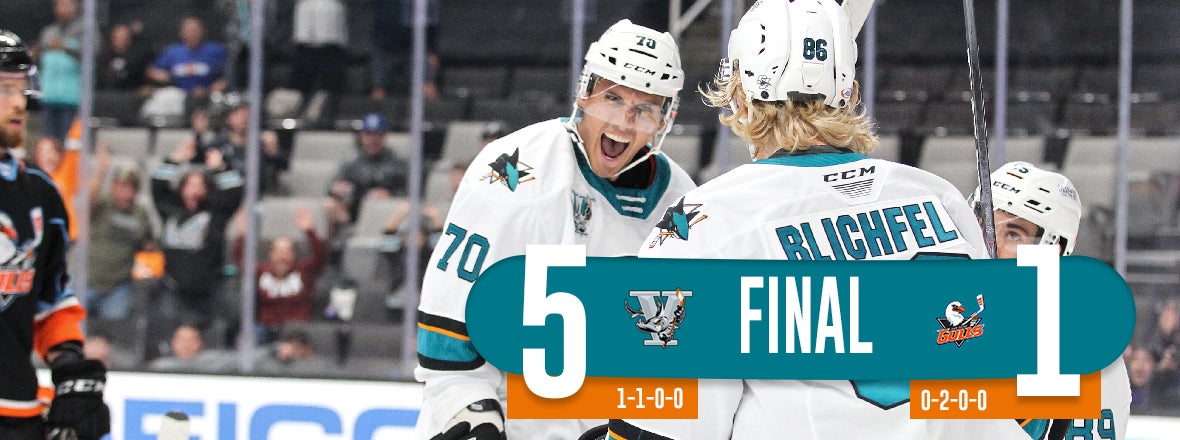 BARRACUDA RETURN HOME, CRUISE PAST GULLS 5-1 