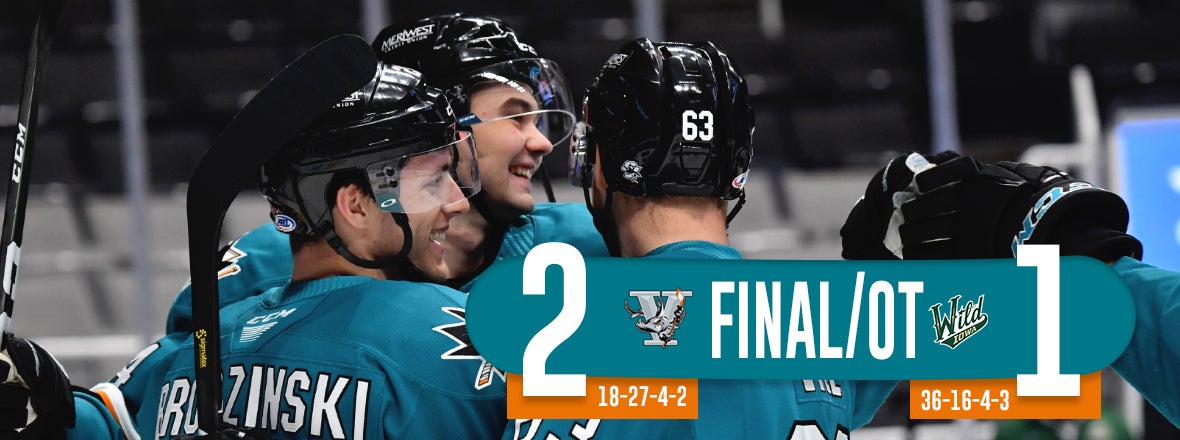 BRODZINSKI SCORES TWICE IN BARRACUDA OT WIN