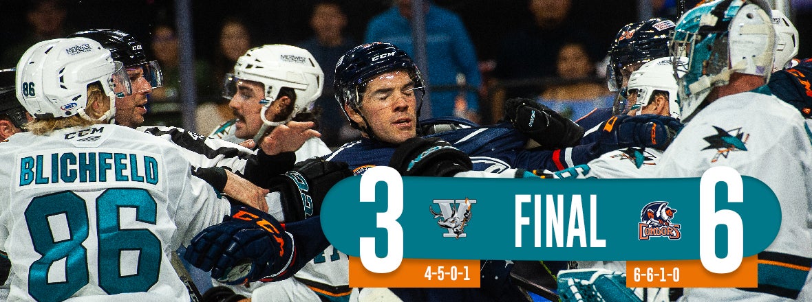 FINAL SCORE: BARRACUDA FALL 6-3