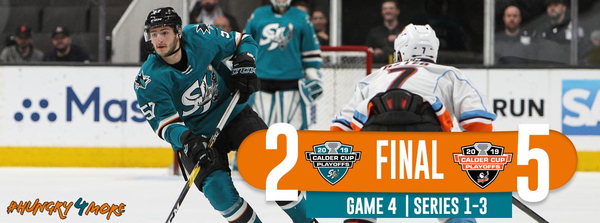 BARRACUDA ELIMINATED FROM PLAYOFFS AFTER 5-2 LOSS TO SAN DIEGO