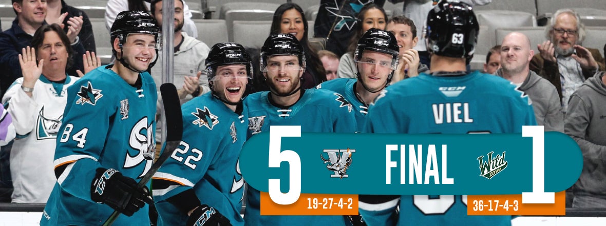 BARRACUDA TAME WILD WITH 5-1 WIN