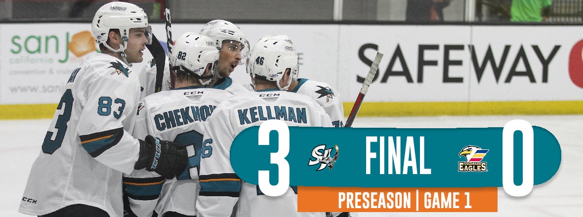 BARRACUDA BLANK EAGLES IN PRESEASON TUNEUP