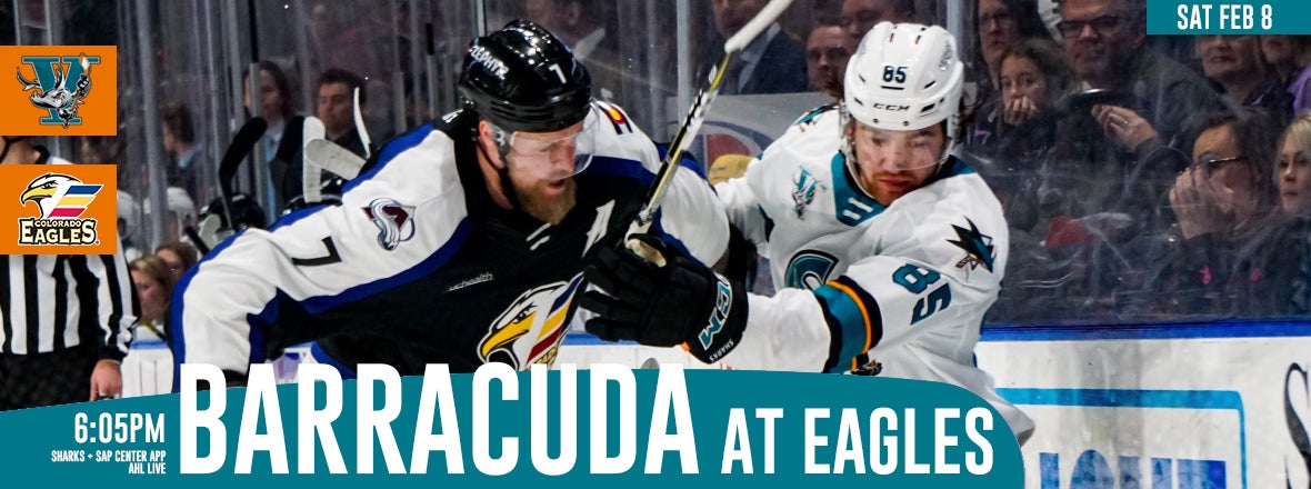 LISTEN LIVE: BARRACUDA AT EAGLES