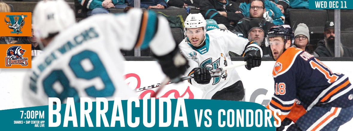 LISTEN LIVE: BARRACUDA VS CONDORS