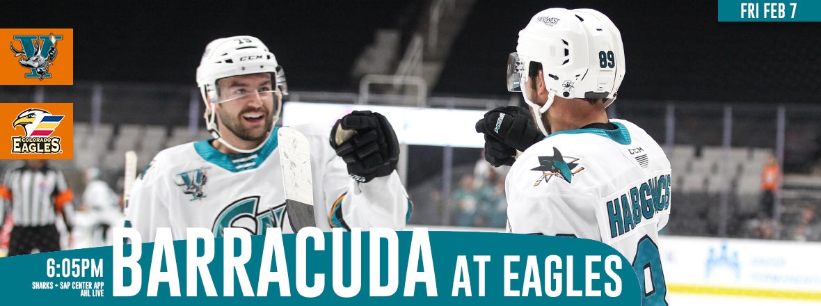 LISTEN LIVE: BARRACUDA AT EAGLES