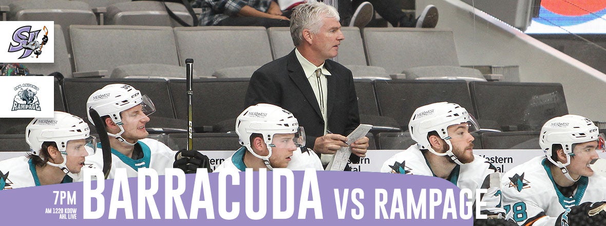 LISTEN LIVE: BARRACUDA VS RAMPAGE