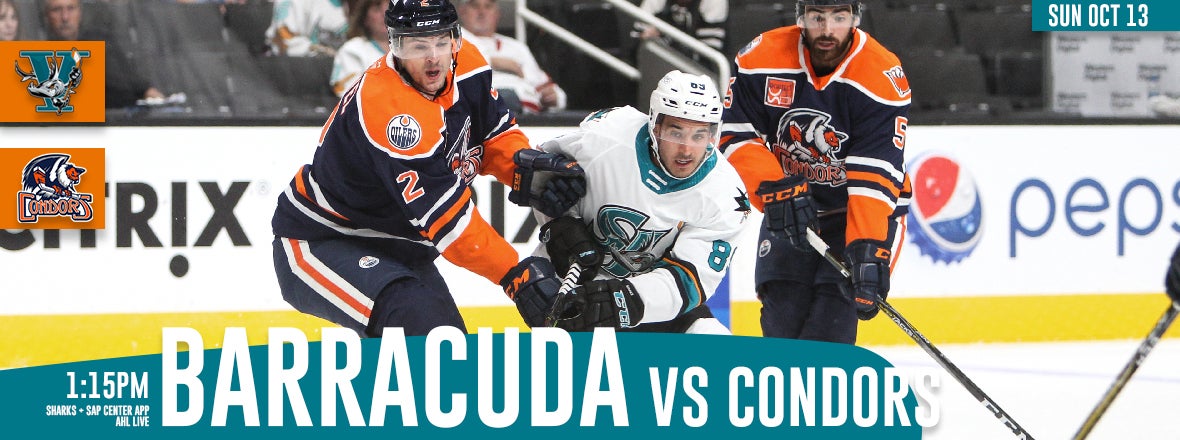 LISTEN LIVE: BARRACUDA VS CONDORS