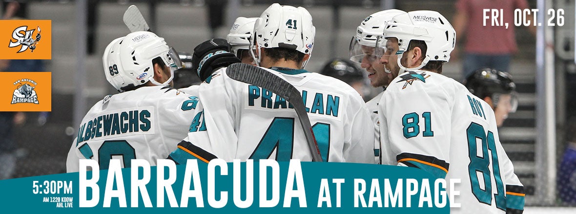 LISTEN LIVE: BARRACUDA VS RAMPAGE 