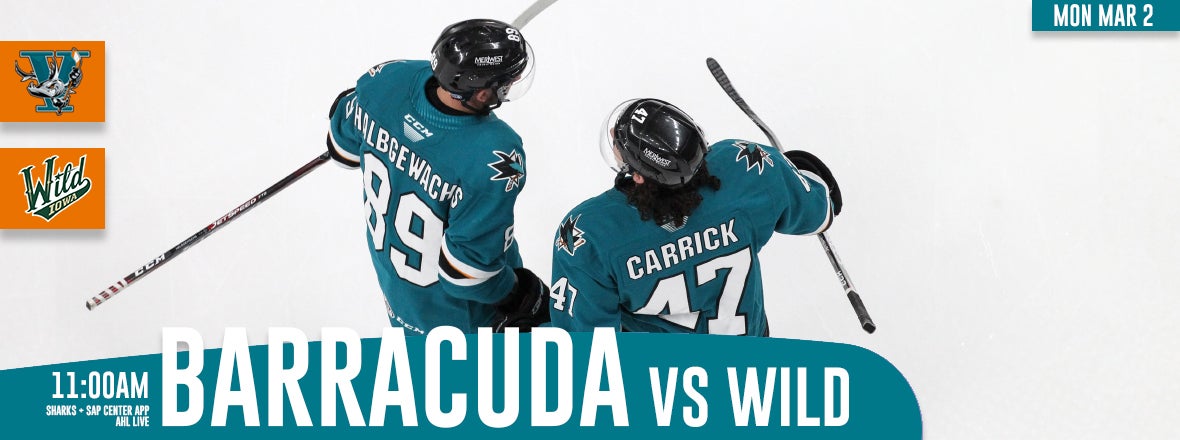 LISTEN LIVE: BARRACUDA VS WILD