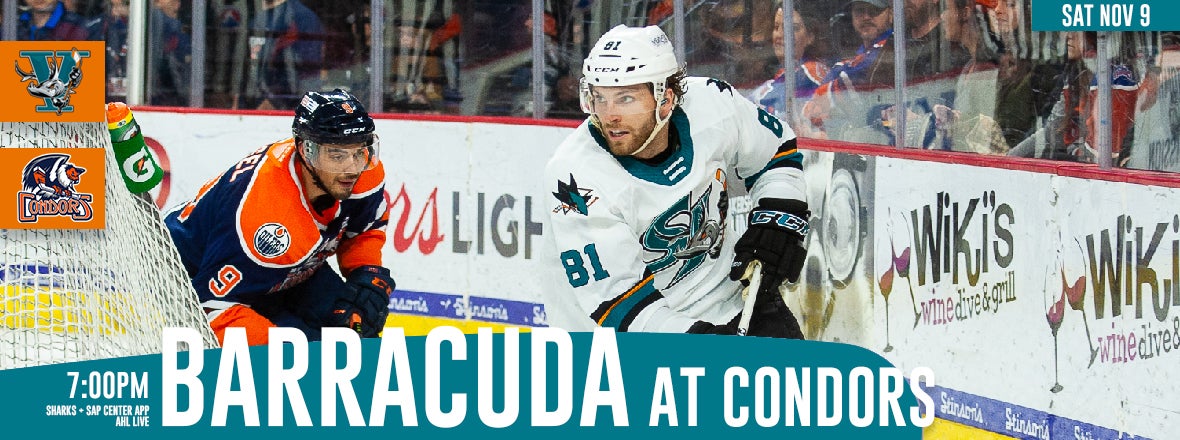 LISTEN LIVE: BARRACUDA AT CONDORS 