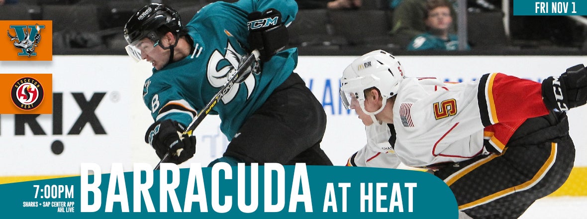 LISTEN LIVE: BARRACUDA AT HEAT 