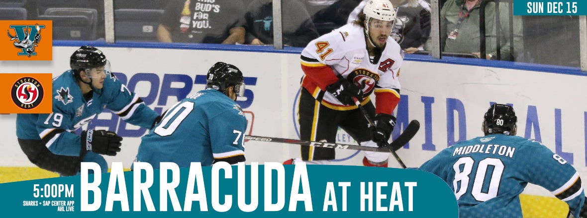 LISTEN LIVE: BARRACUDA AT HEAT