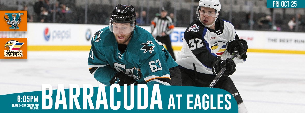 LISTEN LIVE: BARRACUDA AT EAGLES