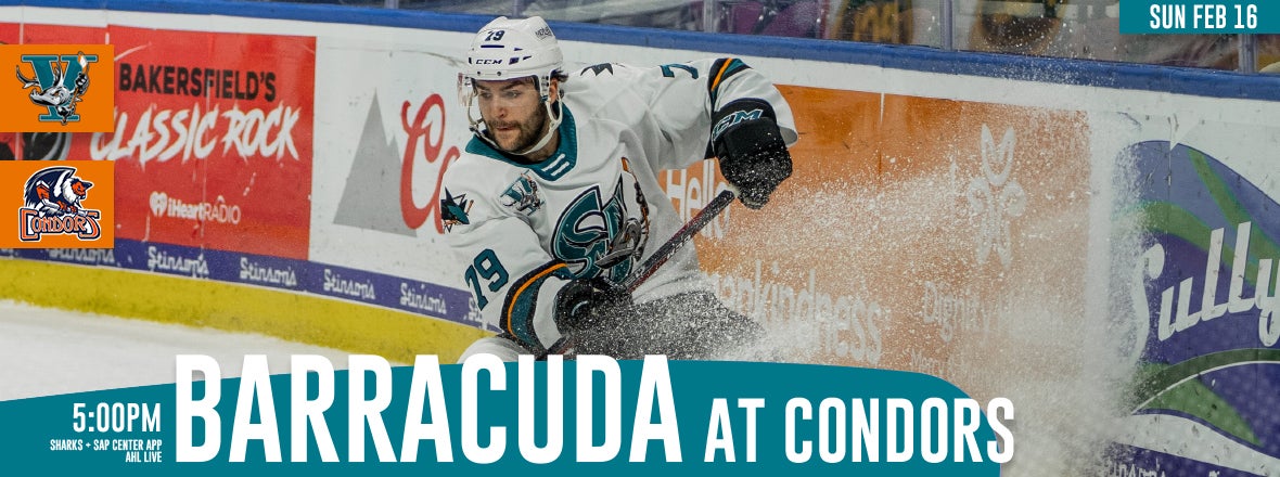 LISTEN LIVE: BARRACUDA AT CONDORS