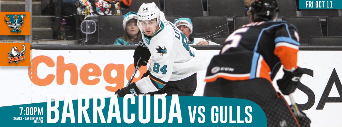 LISTEN LIVE: BARRACUDA VS GULLS 