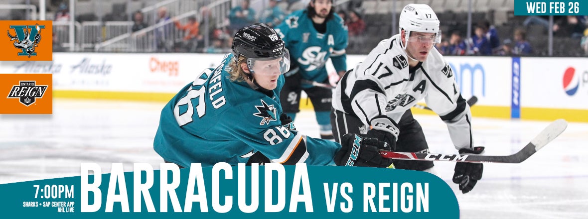 LISTEN LIVE: BARRACUDA VS REIGN