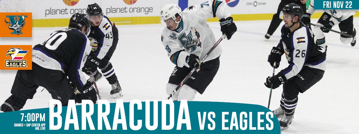 LISTEN LIVE: BARRACUDA VS EAGLES