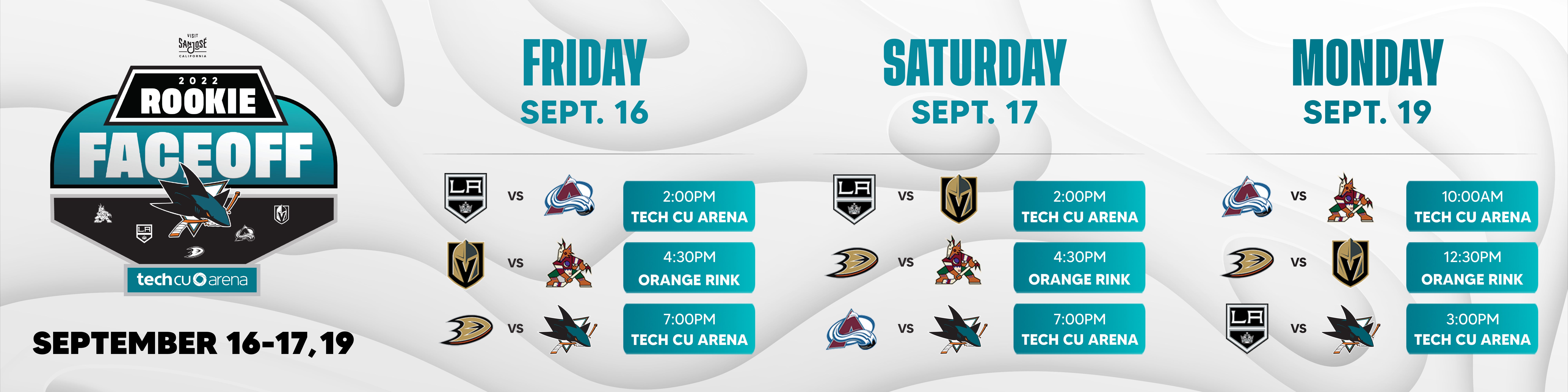 SJHN Daily: Sharks Rookie Faceoff, Full Promotional Schedule Released