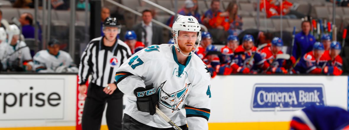 SHARKS RECALL JOAKIM RYAN FROM SAN JOSE BARRACUDA