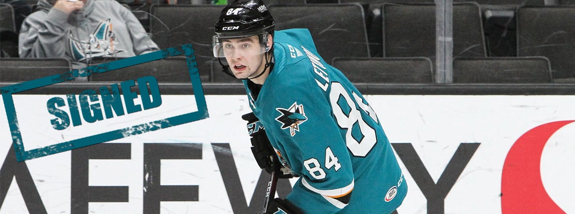 SHARKS RE-SIGN MAXIM LETUNOV