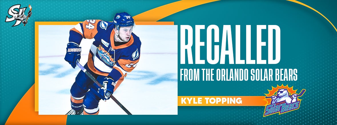 BARRACUDA RECALL FORWARD KYLE TOPPING FROM ORLANDO