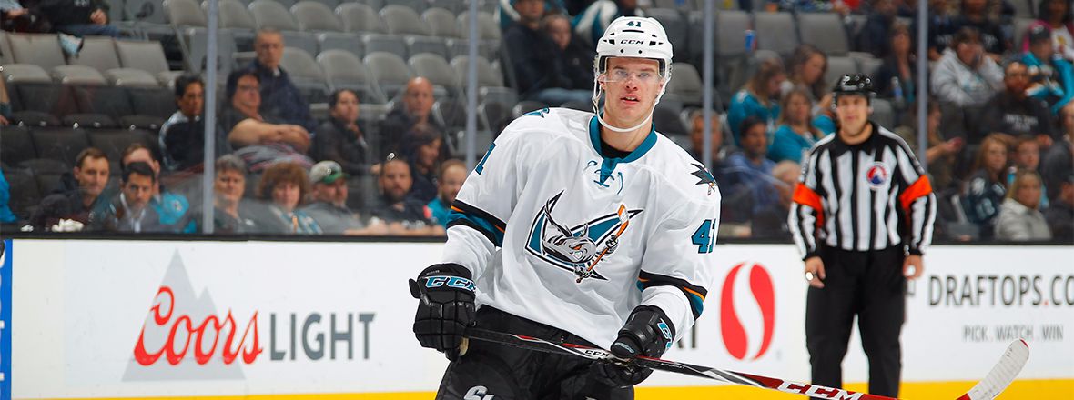 SHARKS REASSIGN DEFENSEMAN MUELLER